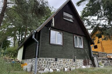 Prodej chaty u Hracholuské přehrady - Nový most, Čerňovice, okr. Plzeň - sever